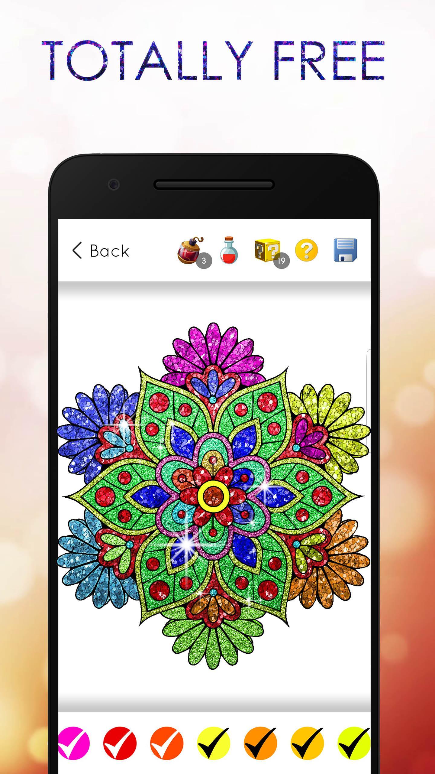 Glitter kleur op nummer Gratis spel for Android - APK Download