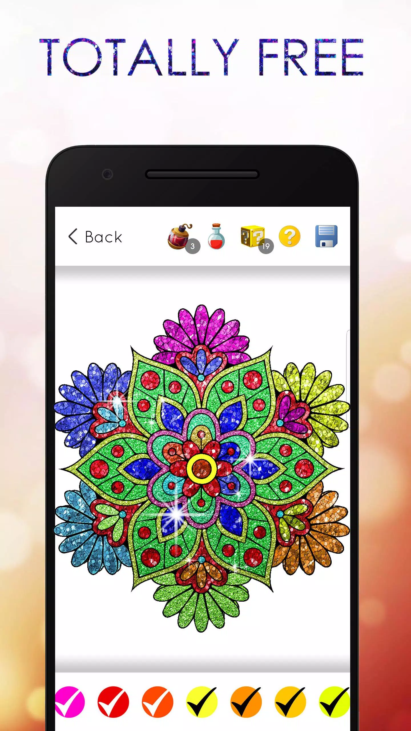 Download do APK de Unicórnio Para Colorir Glitter para Android