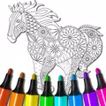 Animal Mandala Coloring Book