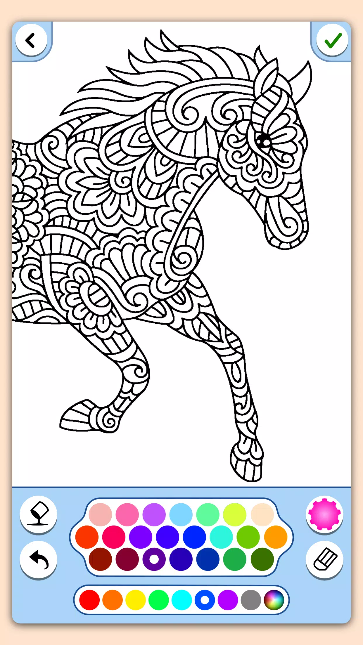 Download do APK de livro para colorir cavalo para Android