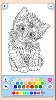 Livre coloriage animal Mandala capture d'écran 1