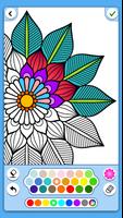 Bloemen Mandala kleurboek screenshot 1