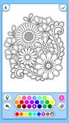 Sách tô màu mandala hoa ảnh chụp màn hình 3