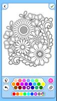 Çiçek mandala boyama kitabı Ekran Görüntüsü 3