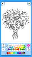 Adult Coloring: Flowers اسکرین شاٹ 1