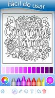 Colorir adultos: Flores imagem de tela 2