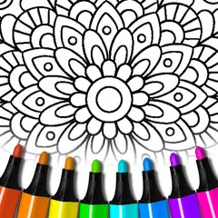 Mandala coloring book adults APK download