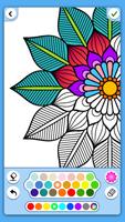 Mandala coloring book adults poster