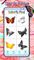 Butterfly Coloring : Color By Number_PixelArt Poster