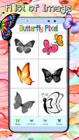 Butterfly Coloring : Color By Number_PixelArt 스크린샷 1
