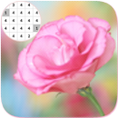 Beauty flowers Landscape Coloring By Number aplikacja