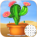 Cactus Flower Coloring By Number-PixelArt APK