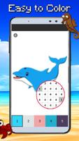 Dolphin Coloring Color By Number:PixelArt ภาพหน้าจอ 2