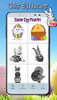 Easter Egg Coloring  Color By Number_PixelArt plakat