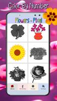 Flower Coloring Affiche