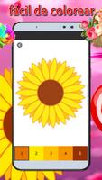 flor para colorear pixel art captura de pantalla 2