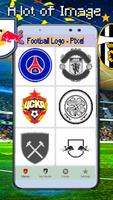 Football Logo Coloring - Color By Number:PixelArt capture d'écran 1