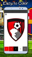 Football Logo Coloring - Color By Number:PixelArt ảnh chụp màn hình 2