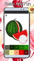 Fruit Coloring Color By Number-PixelArt imagem de tela 3