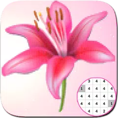 Lily Flowers Coloring By Number-PixelArt APK download