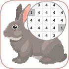 Rabbit Coloring By Number आइकन
