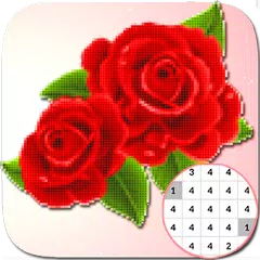 Roses Coloring - Color By Number_PixelArt APK download