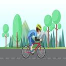 SUPER TOUR OF FRANCE cycling road race aplikacja
