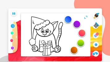 Cat Coloring Pages - Coloring Books captura de pantalla 1