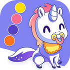 Unicorn Coloring Pages иконка