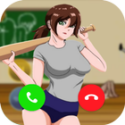 College Brawl Prank Video Call icon