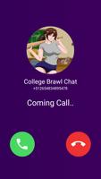 College Brawl Prank Video Call ภาพหน้าจอ 2