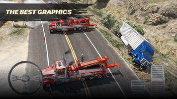 Truck Simulator Games TOW USA Plakat