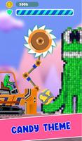 Bucket Crusher: Rainbow Buddy الملصق