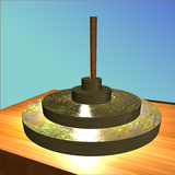 Tower of Hanoi - Classic math puzzle in 3d