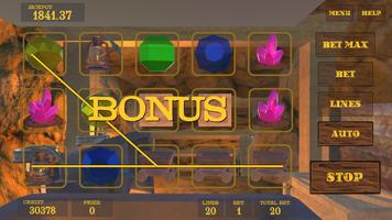 Gold Rush Slot Machine 3D capture d'écran 3