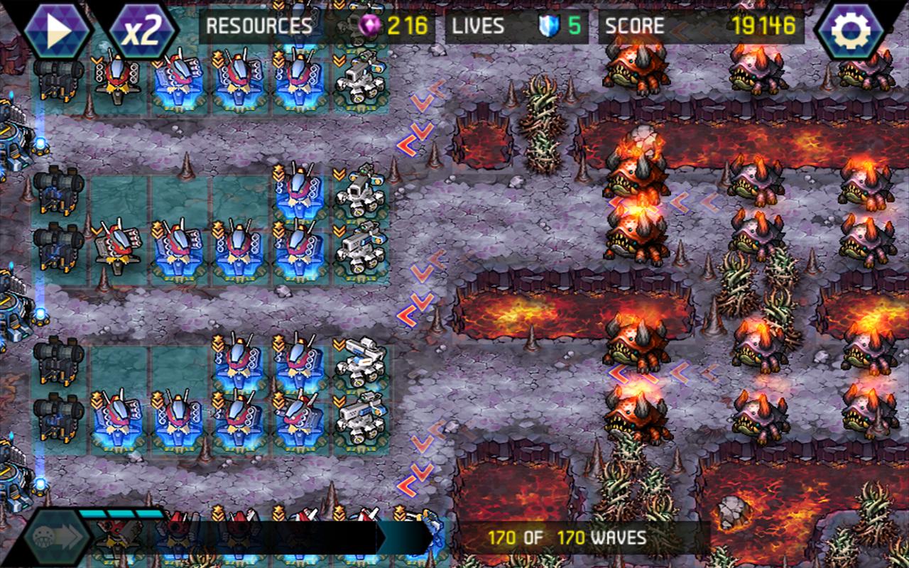 Android 用の タワーディフェンス Infinite War Apk をダウンロード