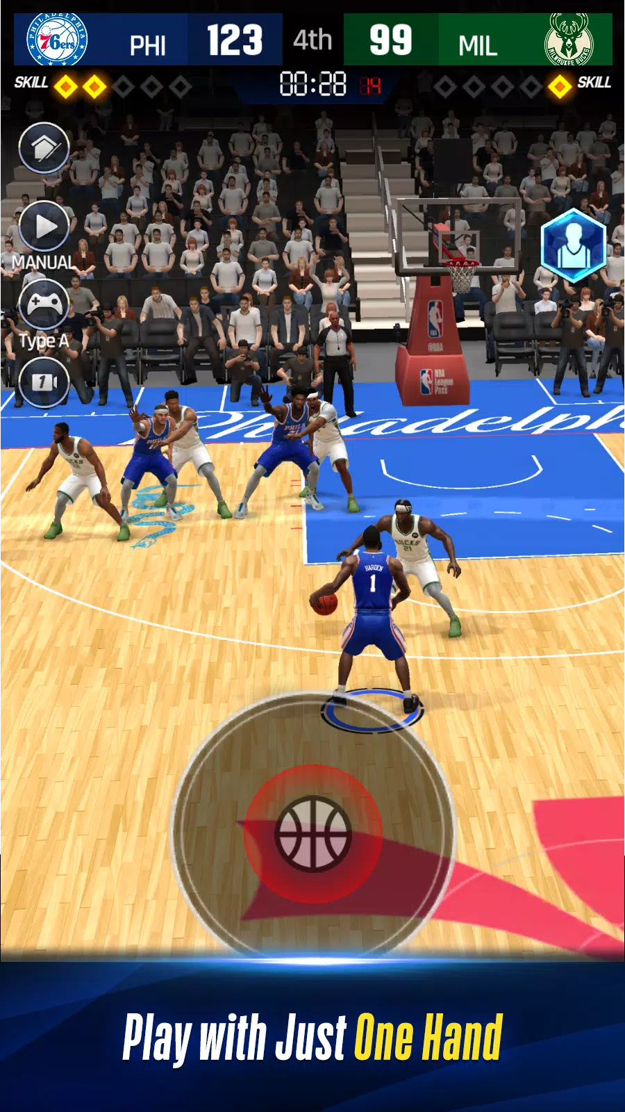 Download do APK de Jogo de Basquete NBA NOW móvel para Android