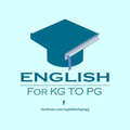 English For KG to PG