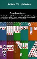 550+ Card Games Solitaire Pack تصوير الشاشة 1