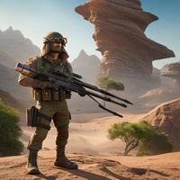 commando desert sniper shooter capture d'écran 1
