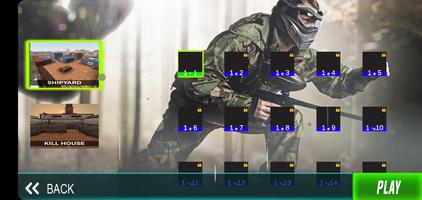 Fps commando shooting strike Gun 2021 offline game imagem de tela 3