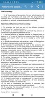 Cost Accounting تصوير الشاشة 2