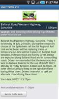 VIC Traffic View اسکرین شاٹ 2
