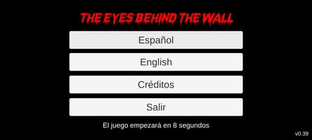 The eyes behind the wall Affiche