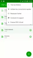 PDF à Excel Convertisseur capture d'écran 4
