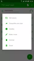 PDF para Excel imagem de tela 5