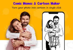 Comic Memes & Cartoon Maker Affiche