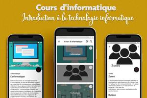 Cours d'informatique plakat