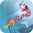 Fish Eat Worms: Tap Tap Arcade আইকন