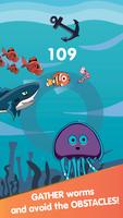 Fish Eat Worms: Tap Tap Arcade ポスター